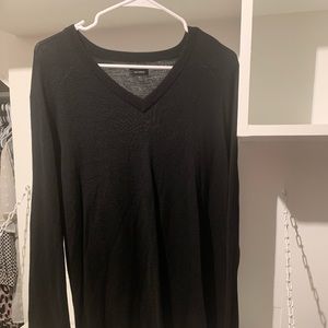 J. Crew Black Merino Wool Men’s Sweater Medium Tall